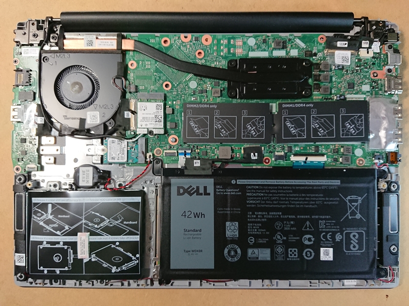 パーツ増設のためにdell Inspiron 14 5480を分解 すいラボ